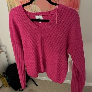 Pink sweater